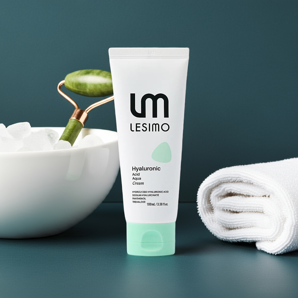 Lesimo Moisturizer Hyaluronic Acid Aqua Cream lightweight 100ml