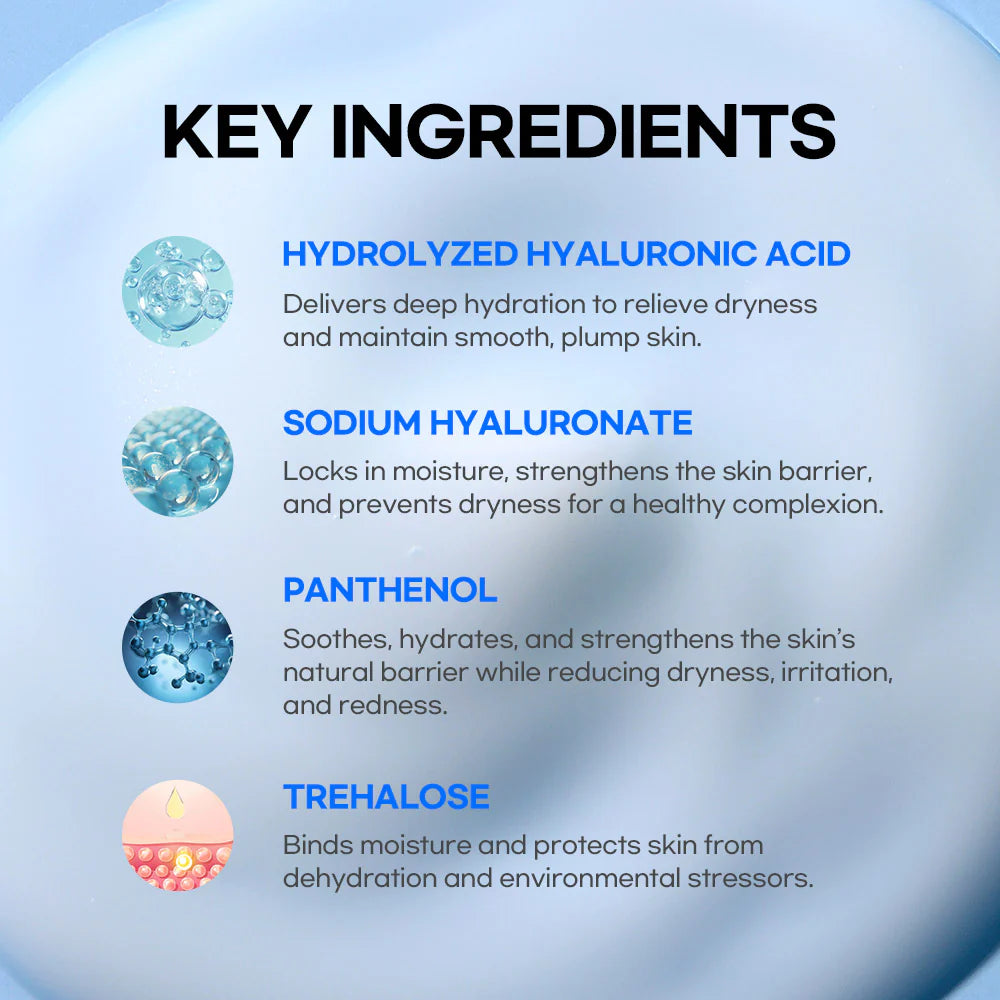 Lesimo Moisturizer Hyaluronic Acid Aqua Cream lightweight 100ml
