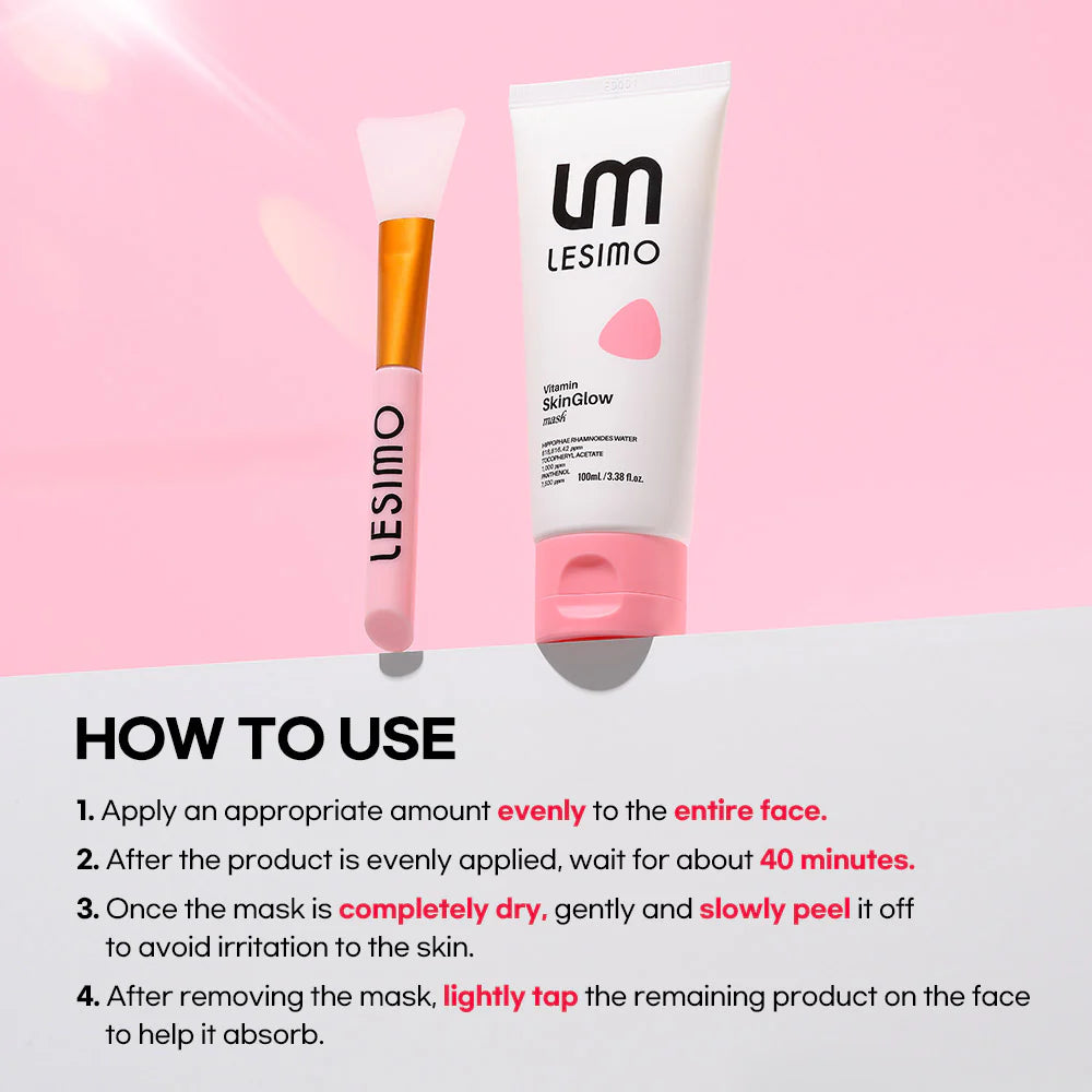 Lesimo vitamin glow collagen peel-off mask 100ml
