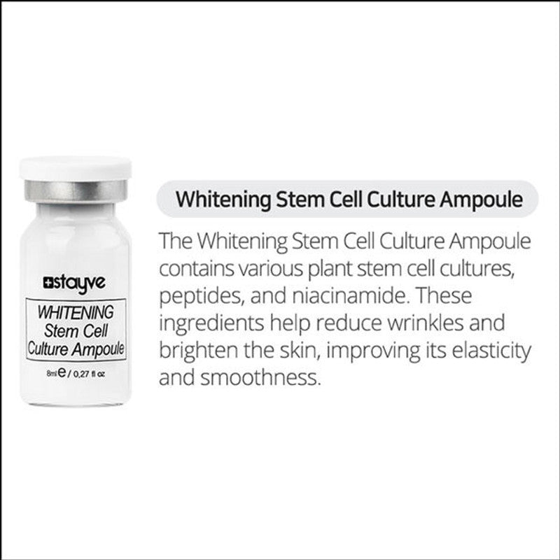 Stayve® Whitening Stem Cell Culture Ampoule 10x8ml
