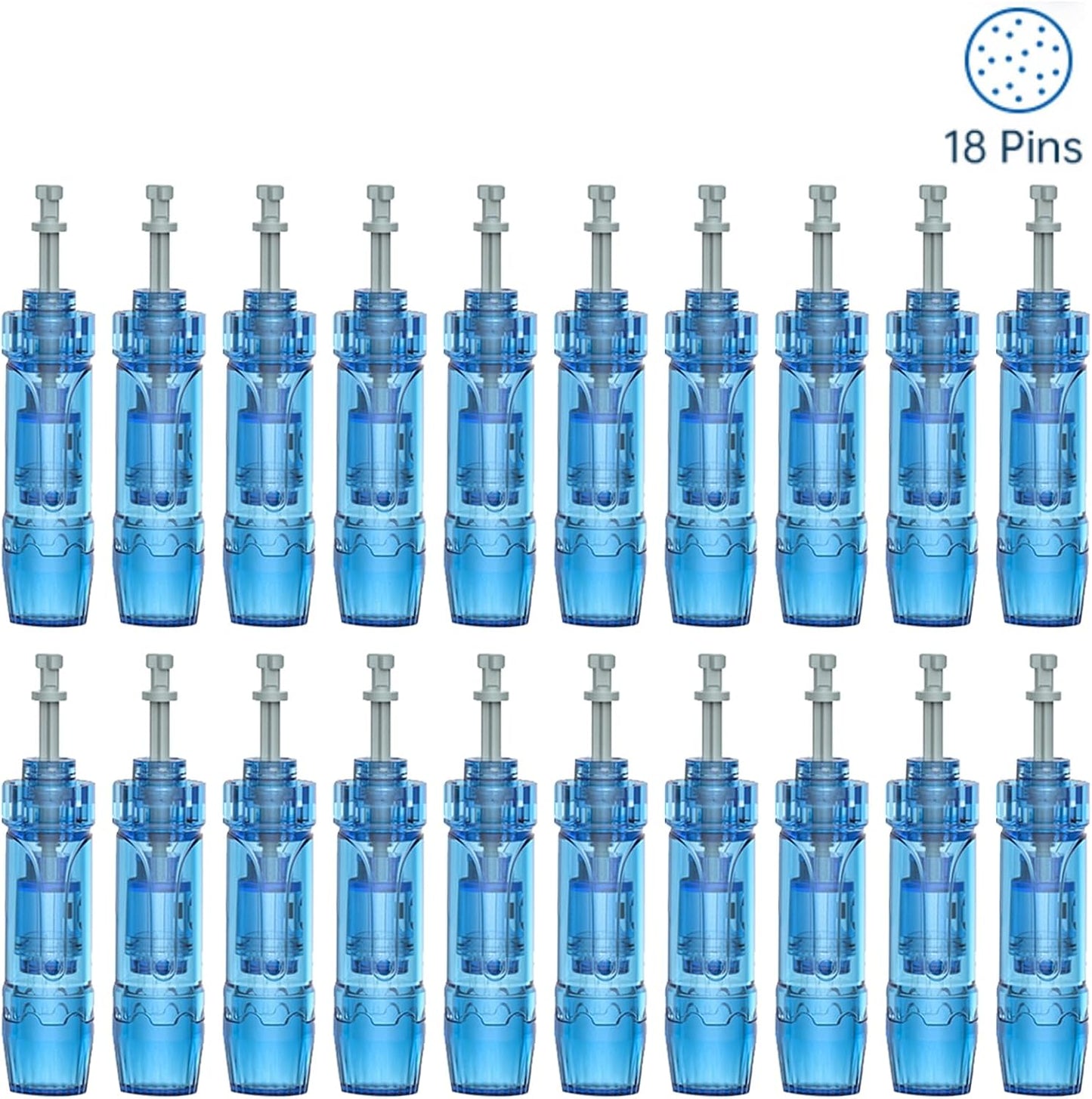 18-pin Replacement Cartridges fits Dr. Pen A8S, M8S, A11, A9 models (10 Pack)
