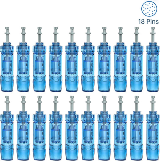 18-pin Replacement Cartridges fits Dr. Pen A8S, M8S, A11, A9 models (10 Pack)