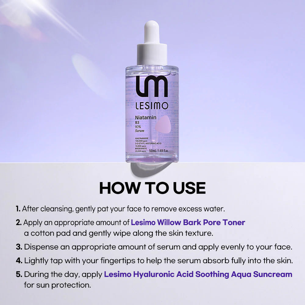 Lesimo Niatamin B3 10% Serum for Dark Spots 50ml