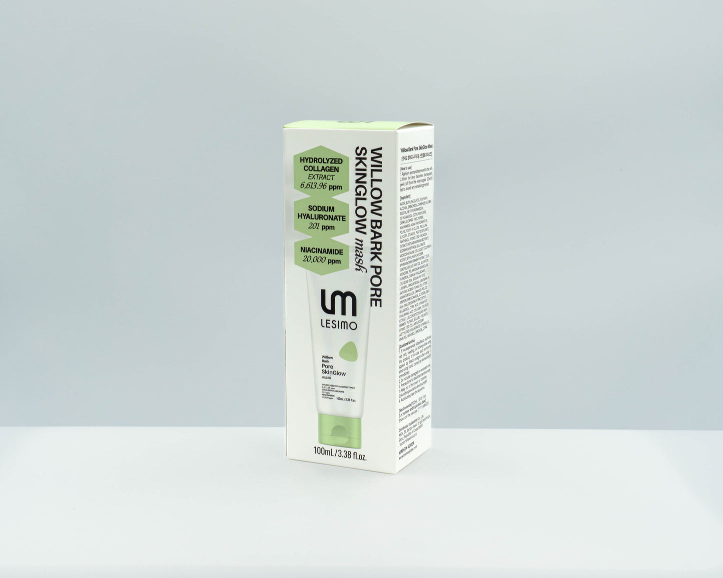 Lesimo Weidenrinden-Porenverfeinernde Maske 100 ml