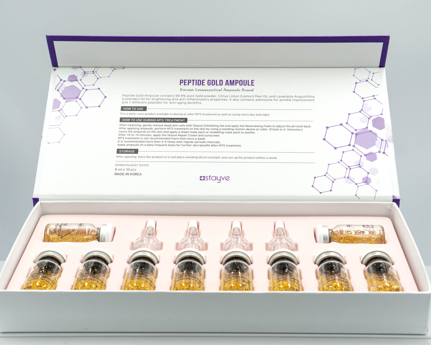 Stayve® Peptide Gold Ampulle 10x8ml