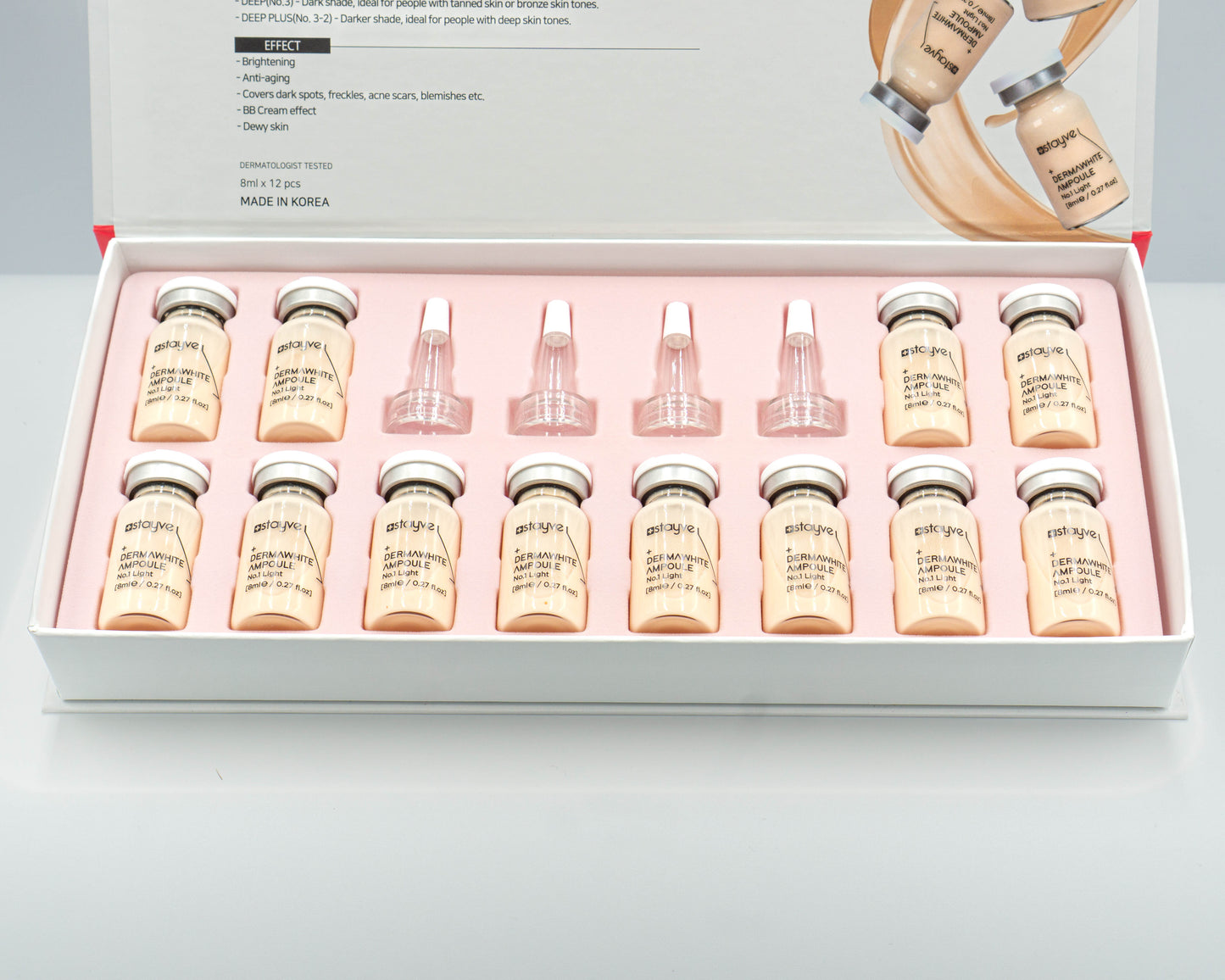 Stayve® Dermawhite No.1 Light 12x8ml