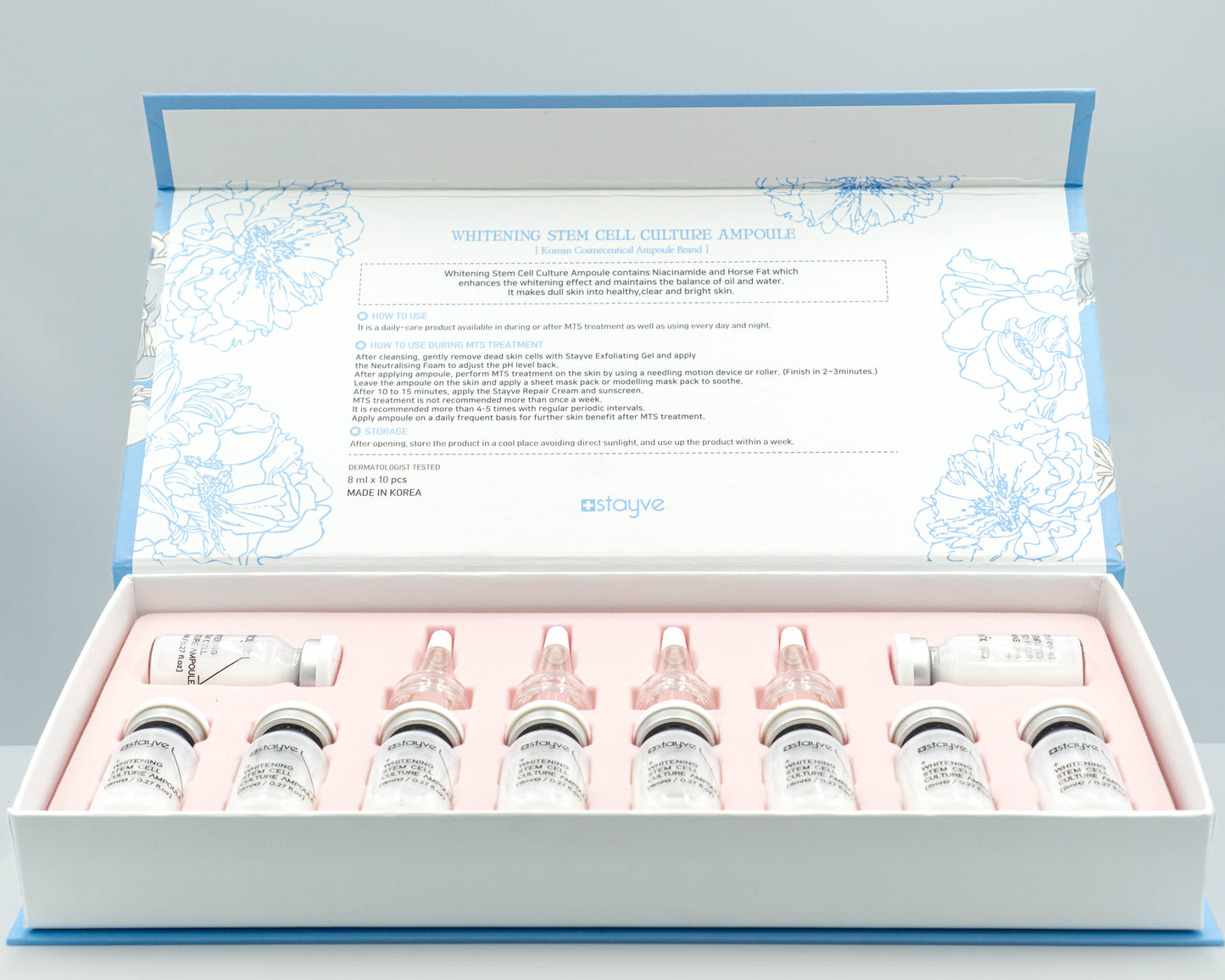 Stayve® Whitening Stem Cell Culture Ampoule 10x8ml