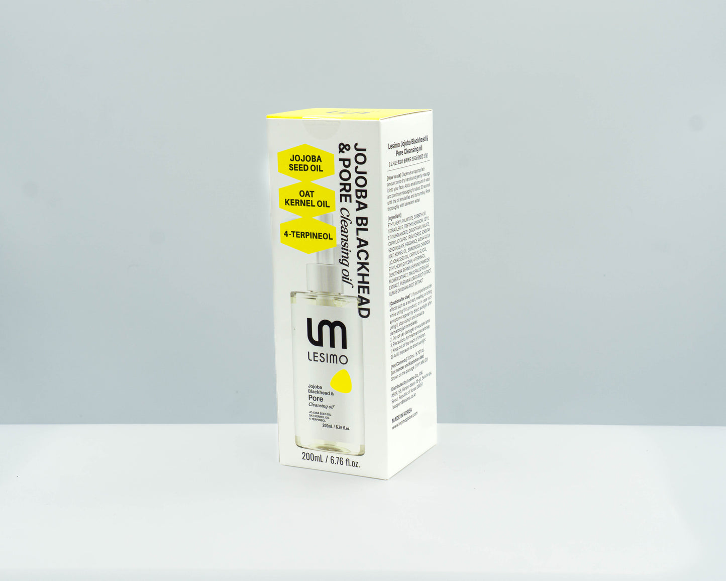 Lesimo Jojoba-Reinigungsöl gegen Mitesser und zur Porenverfeinerung, 200 ml