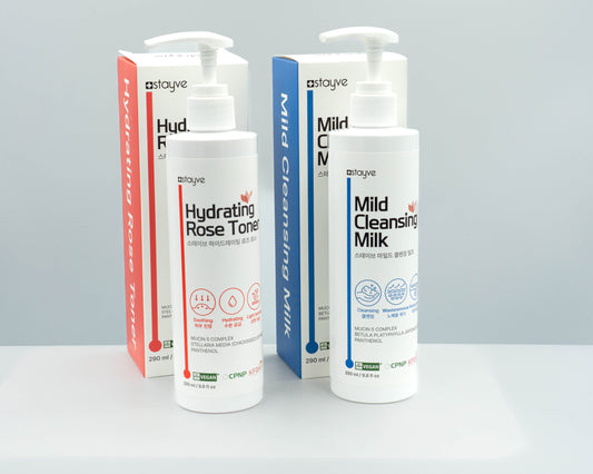 Stayve® Kit Cleasing Milk & Rose Toner 2x290ml