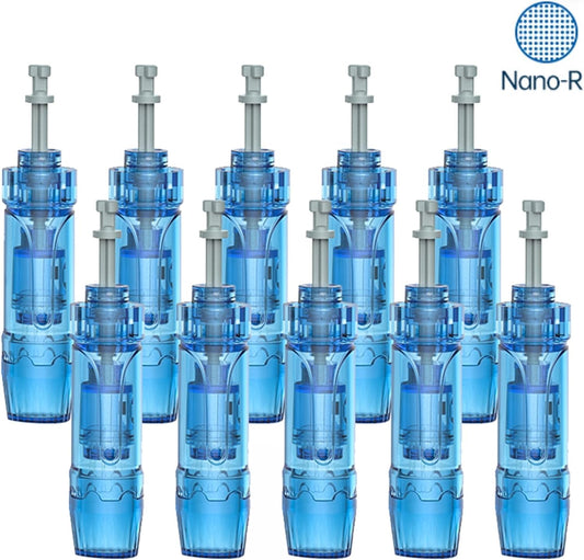 Nano R replacement cartridges compatible with Dr. Pen’s A8S, M8S, A11, A9 models (10 Pack)