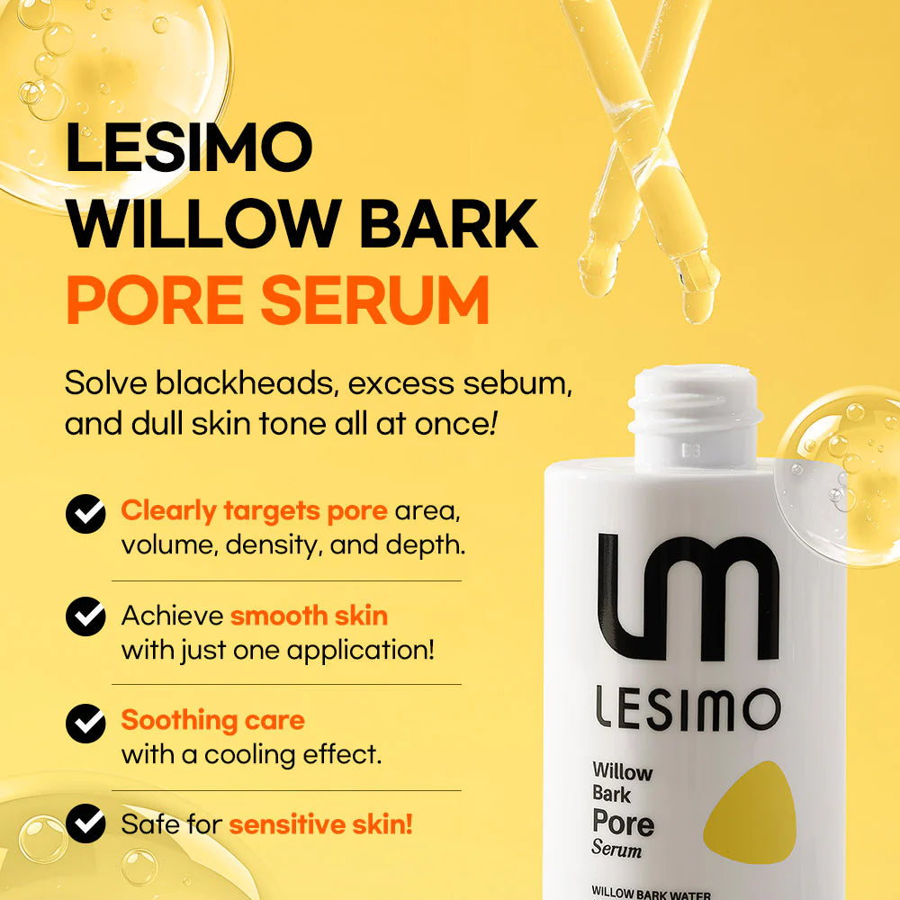 Lesimo Willow Bark Pore Serum for pores, bumps & texture 50ml