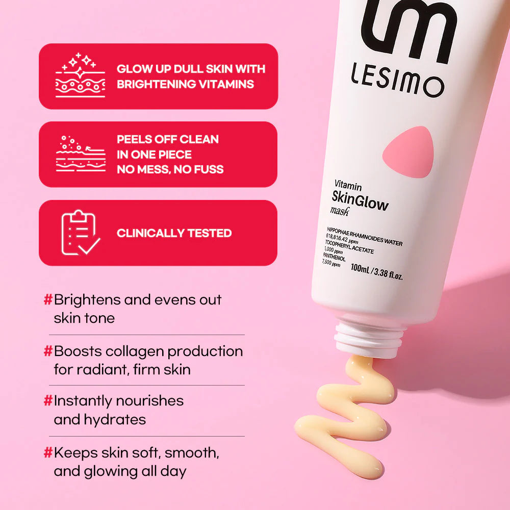 Lesimo vitamin glow collagen peel-off mask 100ml